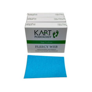 Тонкий разгрузочный материал синего цвета с поверхностью из флиса Blue fleecy web 2mm